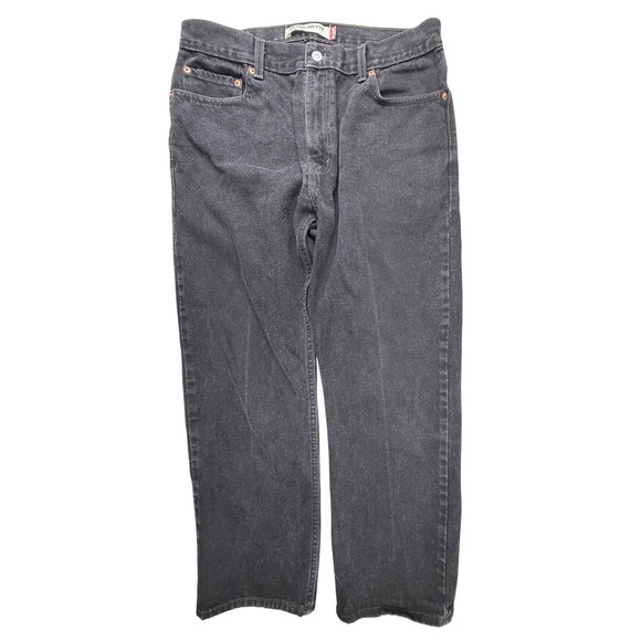 Levi's Other - Levis 505 Regular Fit Jeans Mens 36x29 Faded Black Straight Leg Denim Pants